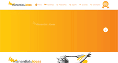 Desktop Screenshot of manantialdeideas.com